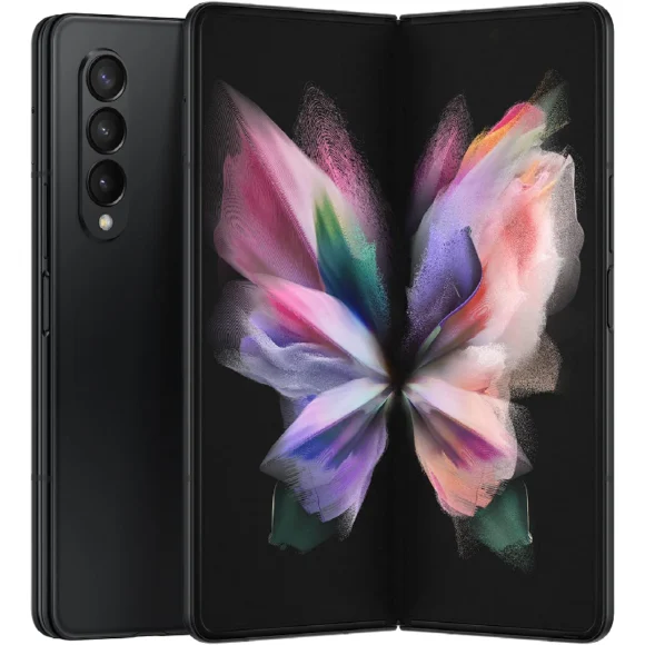 SAMSUNG Galaxy Z Fold 3 (512GB Storage, Phantom Black) - Extended Warranty